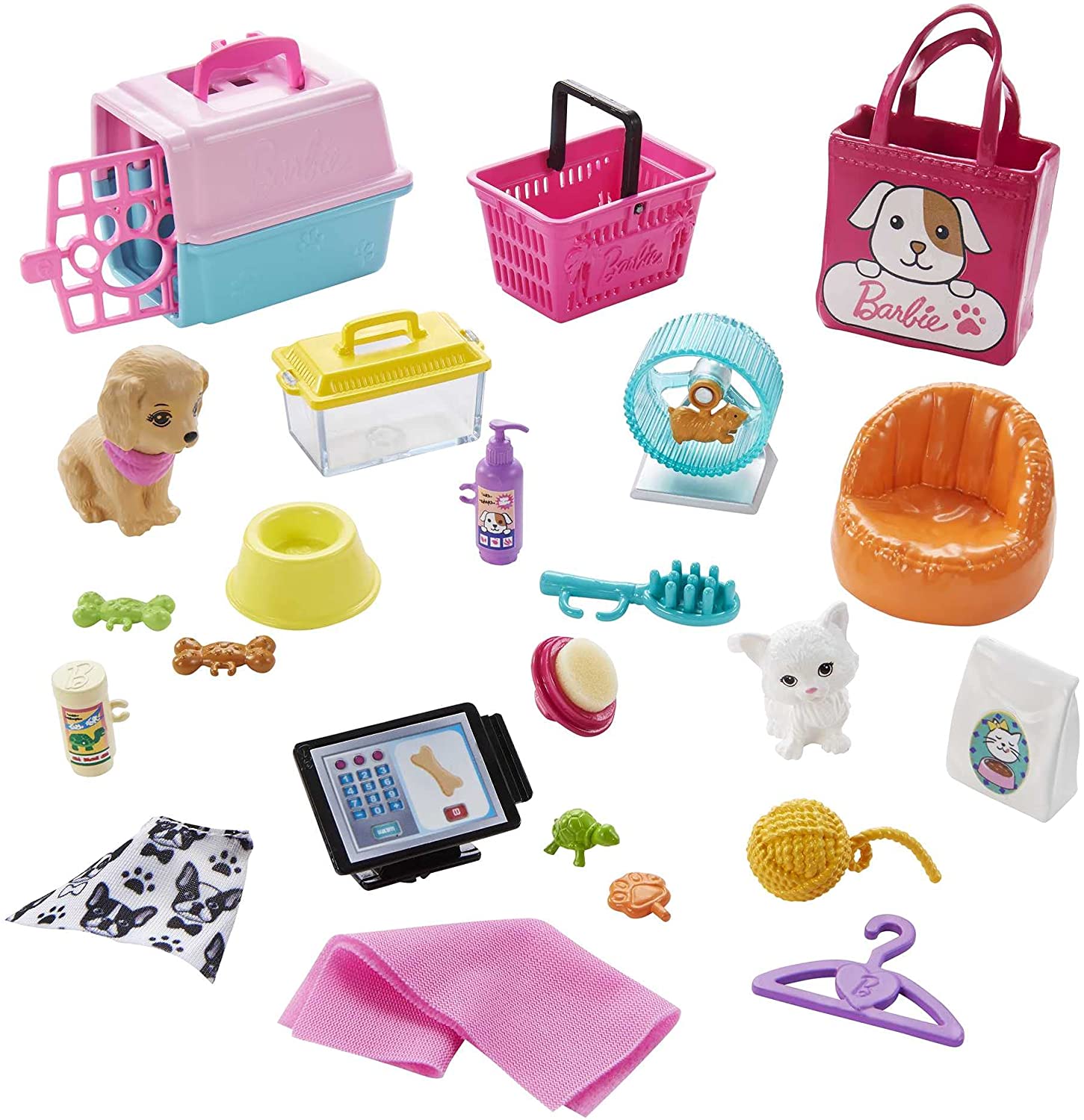 Barbie Doll (11.5-in Blonde) and Pet Boutique Playset Barbie Doll (11.5-in Blonde) and Pet Boutique Playset
