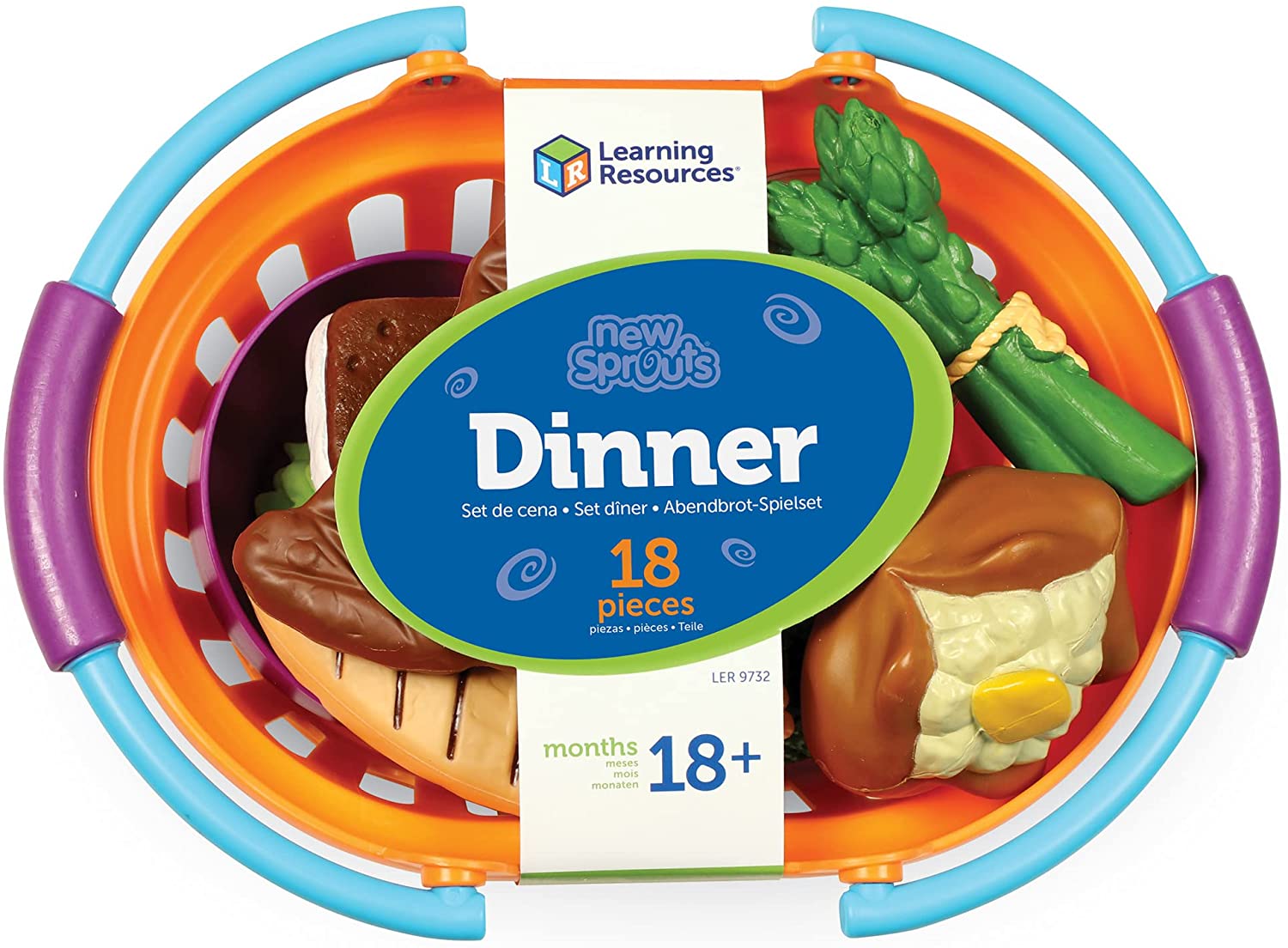 Learning Resources New Sprouts Dinner Foods Basket Learning Resources New Sprouts Dinner Foods Basket