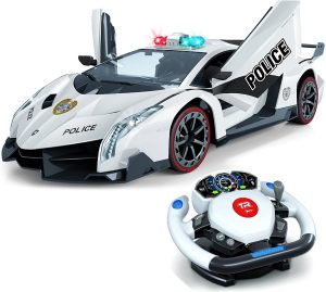 Remote Control Police Car 4D Motion Gravity