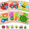 MAGIFIRE Wooden Toddler Puzzles Toys