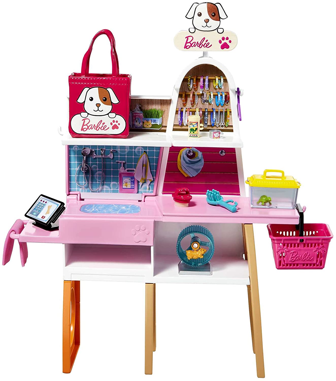 Barbie Doll (11.5-in Blonde) and Pet Boutique Playset Barbie Doll (11.5-in Blonde) and Pet Boutique Playset