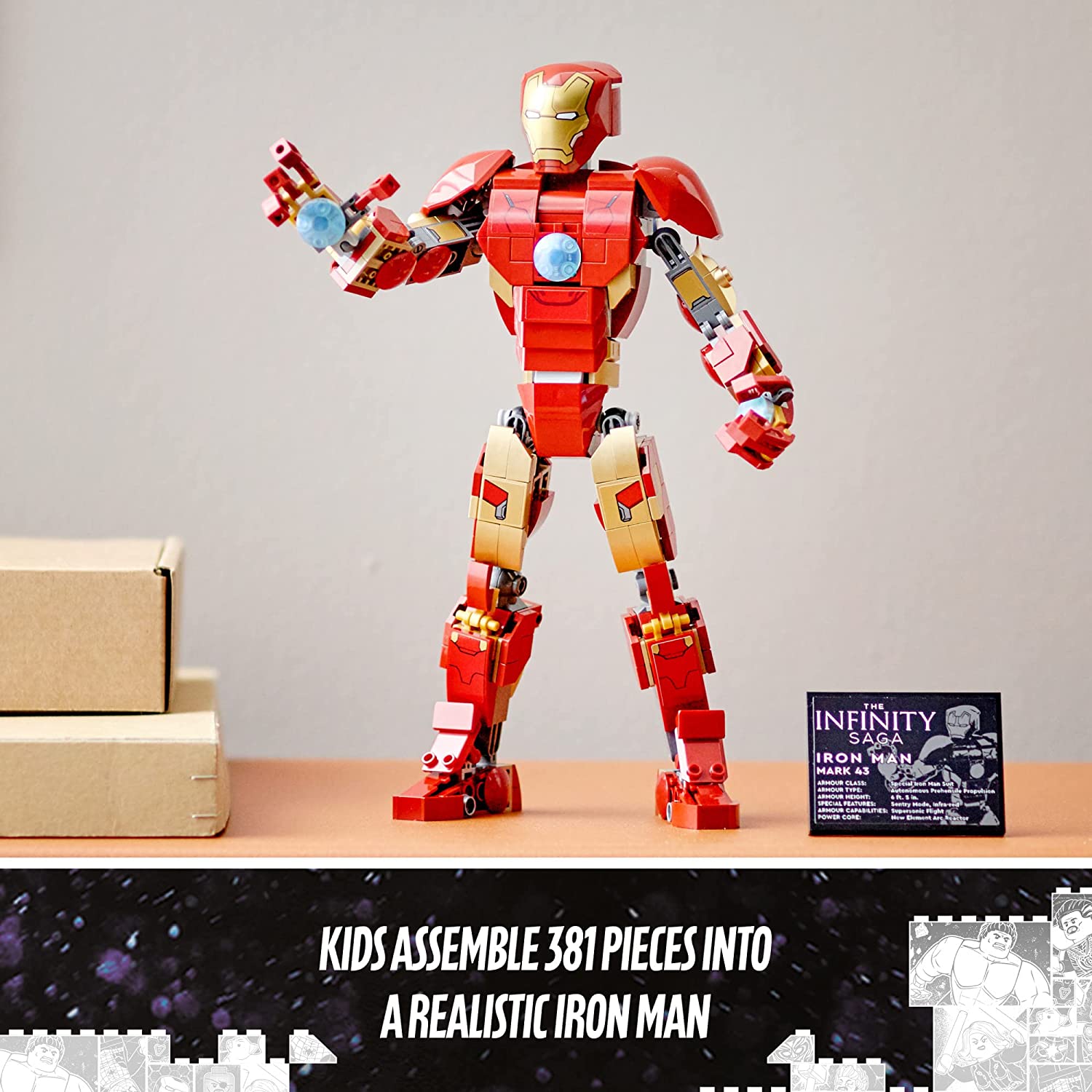 LEGO Marvel Iron Man Figure 76206 LEGO Marvel Iron Man Figure 76206