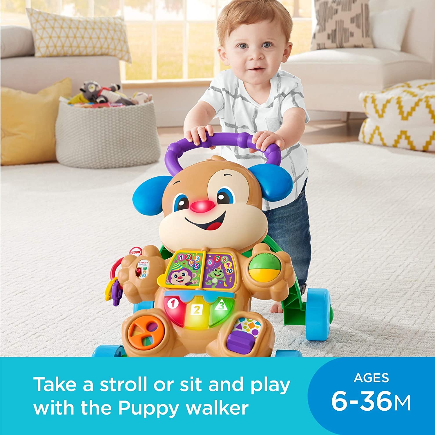 Fisher Price Laugh & Learn Smart Stages Learn with Puppy Walker Fisher Price Laugh & Learn Smart Stages Learn with Puppy Walker