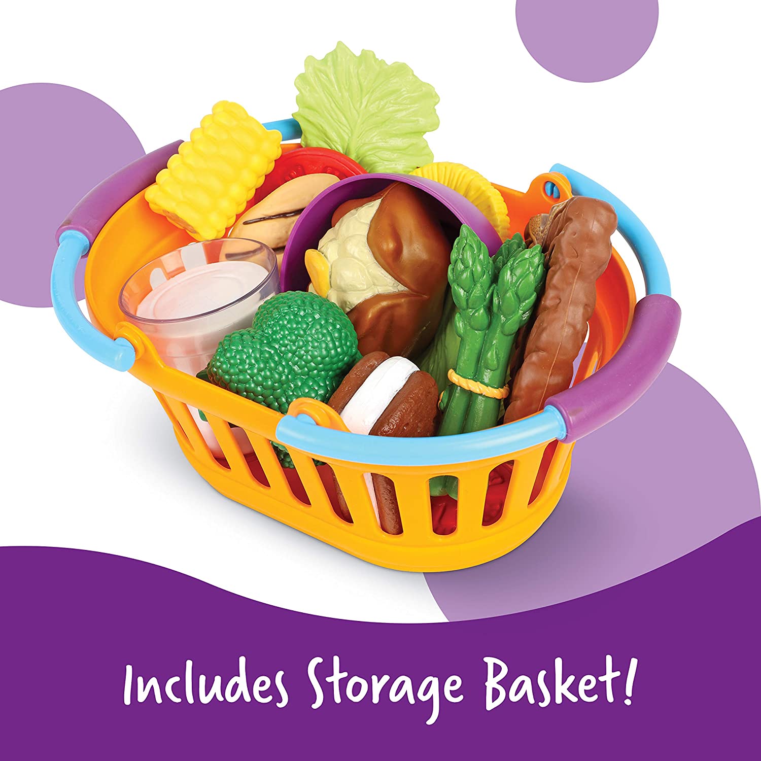 Learning Resources New Sprouts Dinner Foods Basket Learning Resources New Sprouts Dinner Foods Basket
