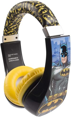 Sakar Kids Safe Over The Ear Batman Headphones