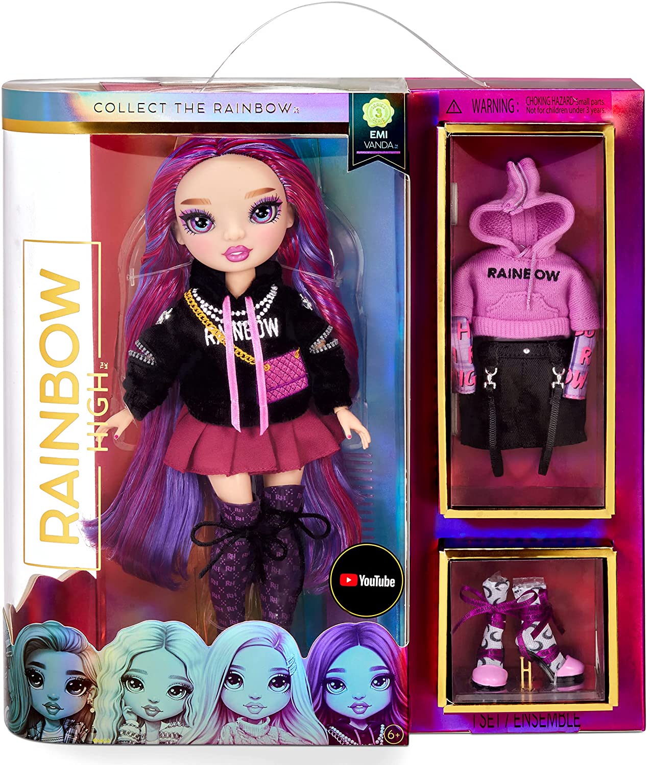 Rainbow High Series 3 EMI Vanda Fashion Doll – Orchid Rainbow High Series 3 EMI Vanda Fashion Doll – Orchid