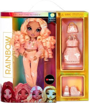 Rainbow High Series 3 Georgia Bloom Fashion Doll – Peach