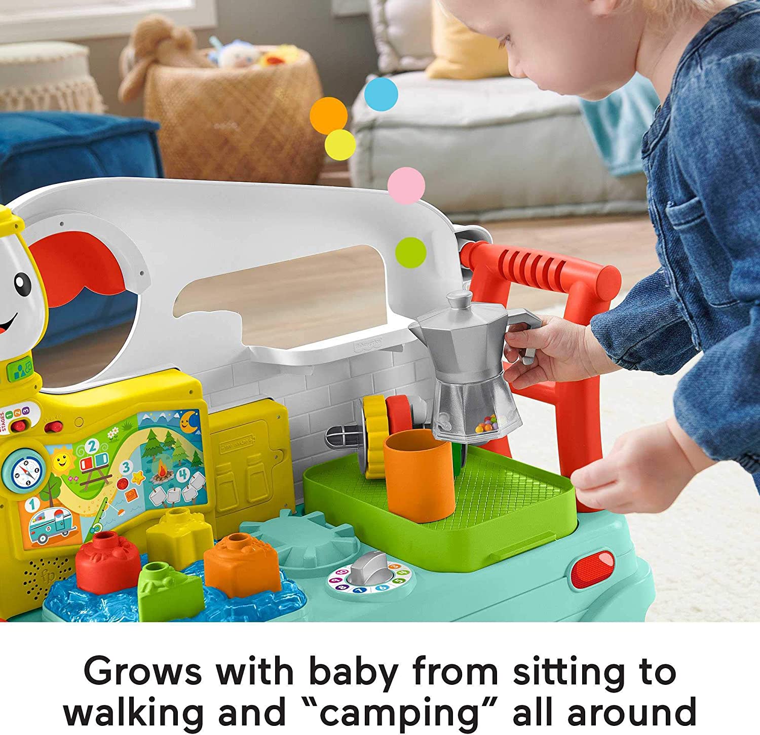 Fisher-Price Laugh & Learn 3-in-1 On-the-Go Camper Fisher-Price Laugh & Learn 3-in-1 On-the-Go Camper