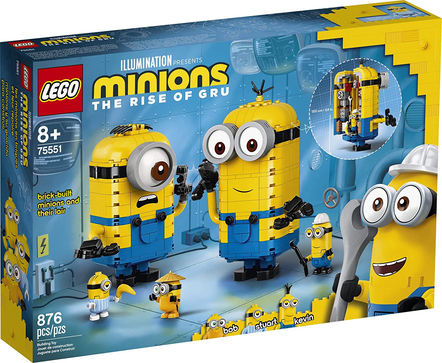 LEGO Minions Brick Built Minions and Their Lair (75551) LEGO Minions Brick Built Minions and Their Lair (75551)