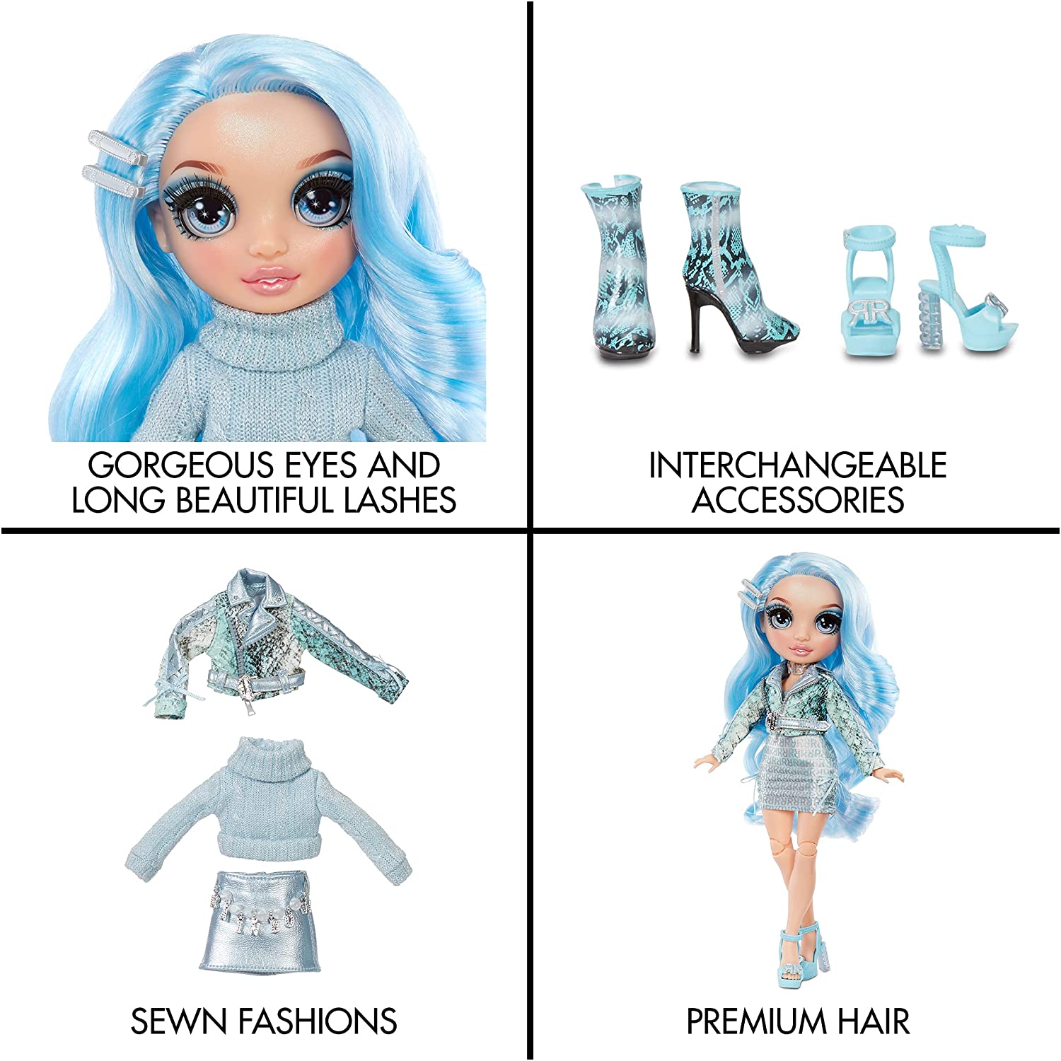 Rainbow High Series 3 Gabriella Icely Fashion Doll – Ice Rainbow High Series 3 Gabriella Icely Fashion Doll – Ice