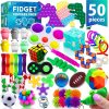Fidget Poppers Popit Toy Pack 50 Pcs