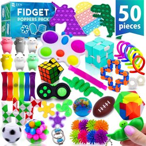 Fidget Poppers Popit Toy Pack 50 Pcs
