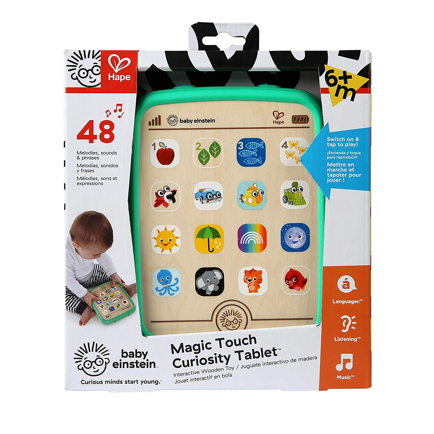 Baby Einstein Magic Touch Curiosity Tablet Wooden Musical Toy Baby Einstein Magic Touch Curiosity Tablet Wooden Musical Toy