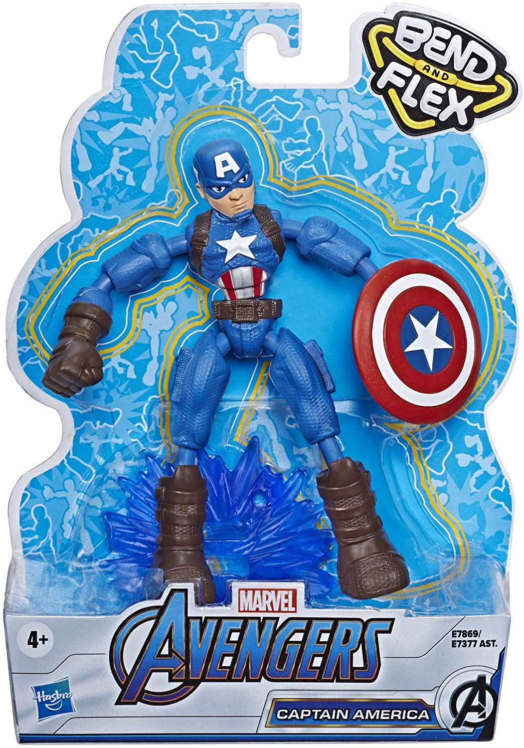 Avengers Bend and Flex Captain America Figure Avengers Bend and Flex Captain America Figure