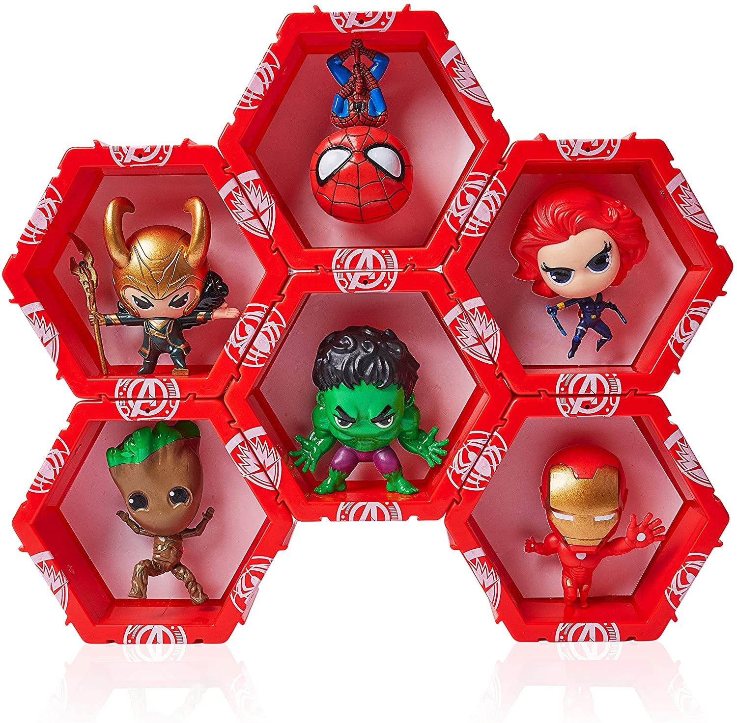 WOW! PODS Avengers Spider-Man Light-Up Bobble-Head Figure WOW! PODS Avengers Spider-Man Light-Up Bobble-Head Figure