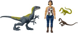 Jurassic World Human & Dino Pack Sammy & Velociraptor