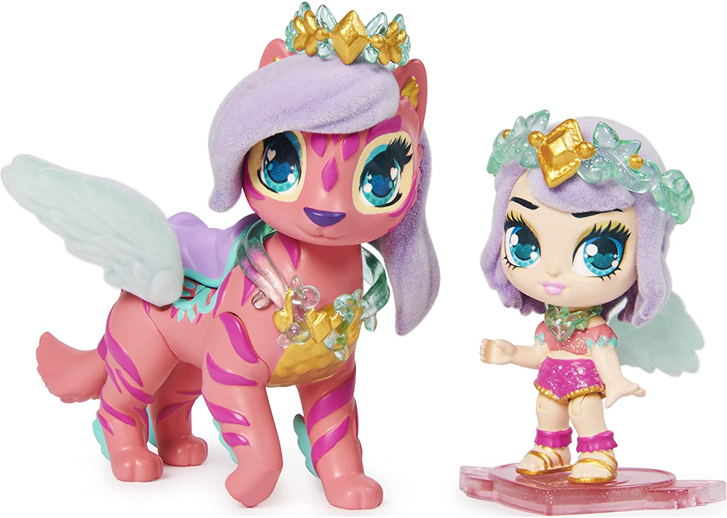 Hatchimals Pixies Riders Radiant Roxy Pixie and Tigrette Glider Set