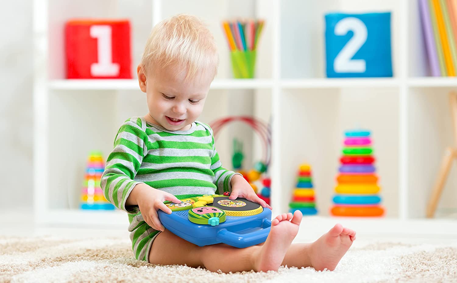 Cocomelon Turntable with Builtin Nursery Rhymes Cocomelon Turntable with Builtin Nursery Rhymes