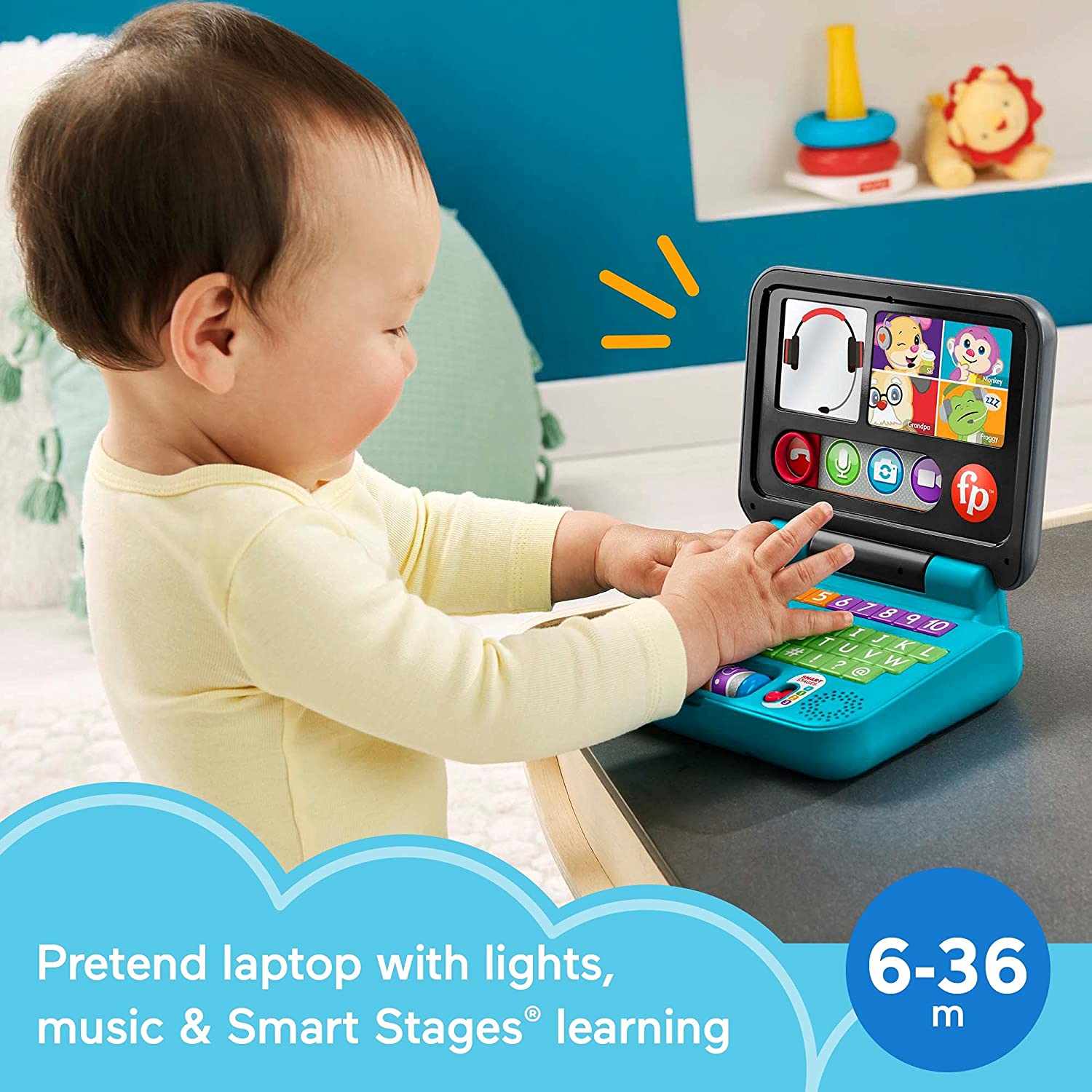 Fisher Price Laugh & Learn Let's Connect Laptop Fisher Price Laugh & Learn Let's Connect Laptop
