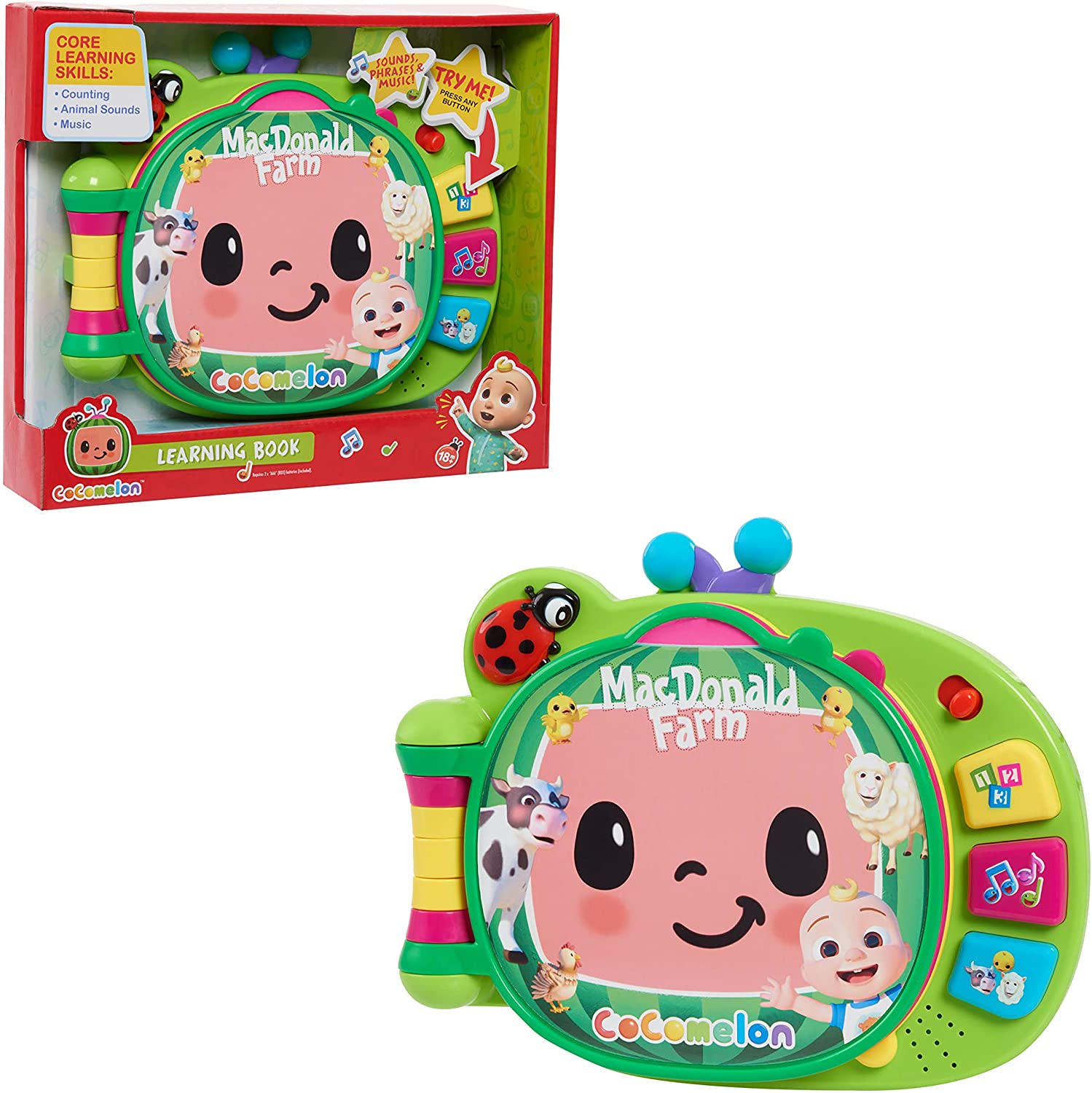 Just Play CoComelon Learning Book Interactive Toy Just Play CoComelon Learning Book Interactive Toy