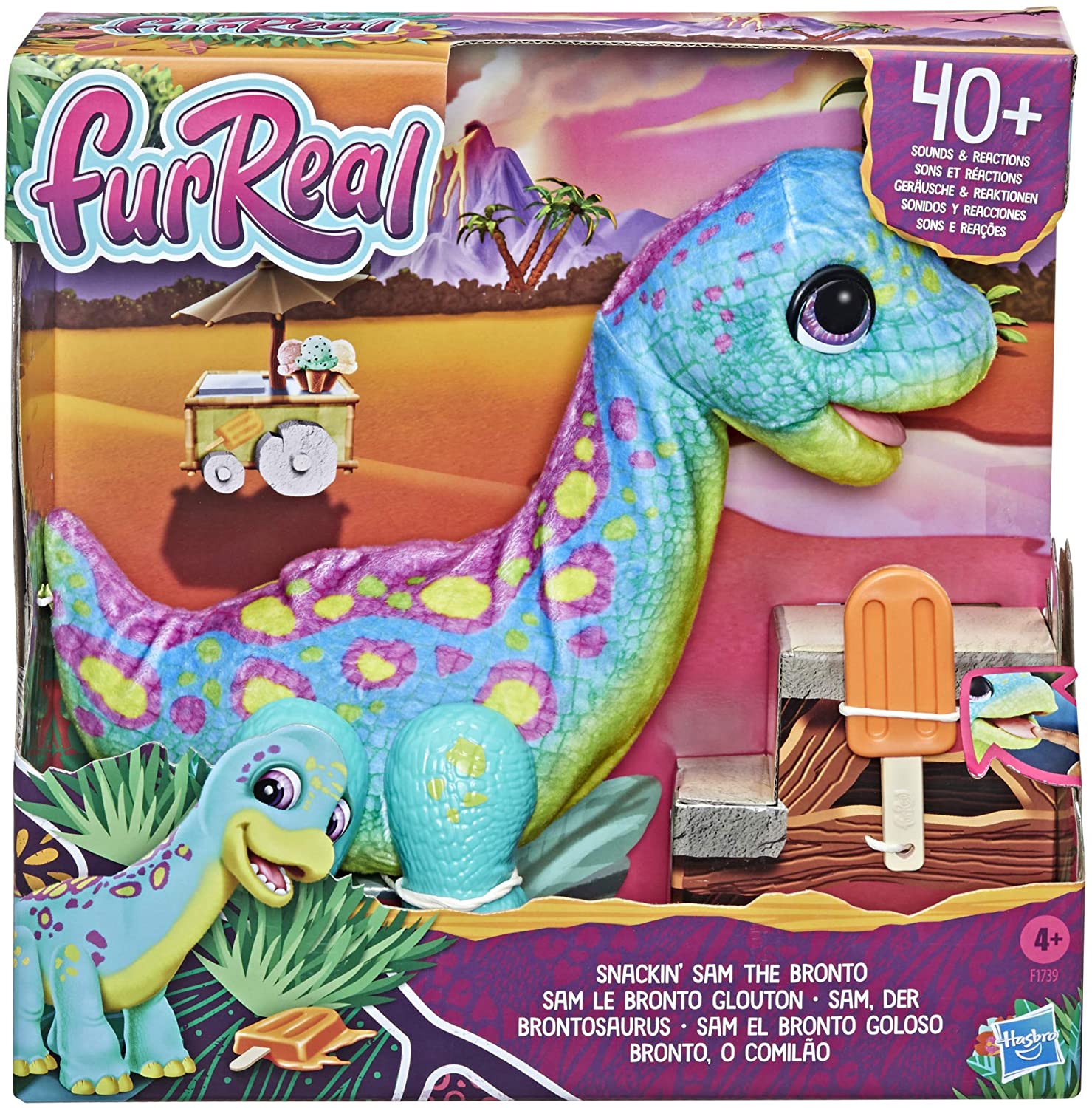 FurReal Snackin’ Sam The Bronto Interactive Animatronic Plush Toy FurReal Snackin’ Sam The Bronto Interactive Animatronic Plush Toy