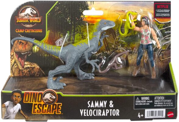 Jurassic World Human & Dino Pack Sammy & Velociraptor