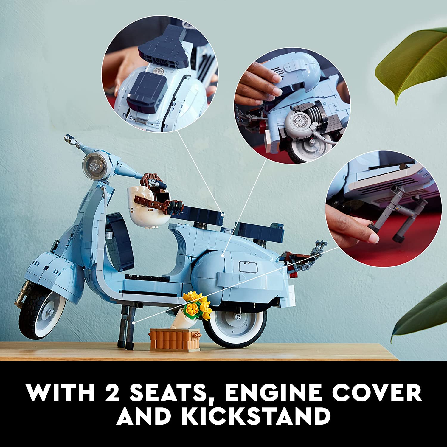 LEGO Vespa 125 10298 Model Building Kit LEGO Vespa 125 10298 Model Building Kit