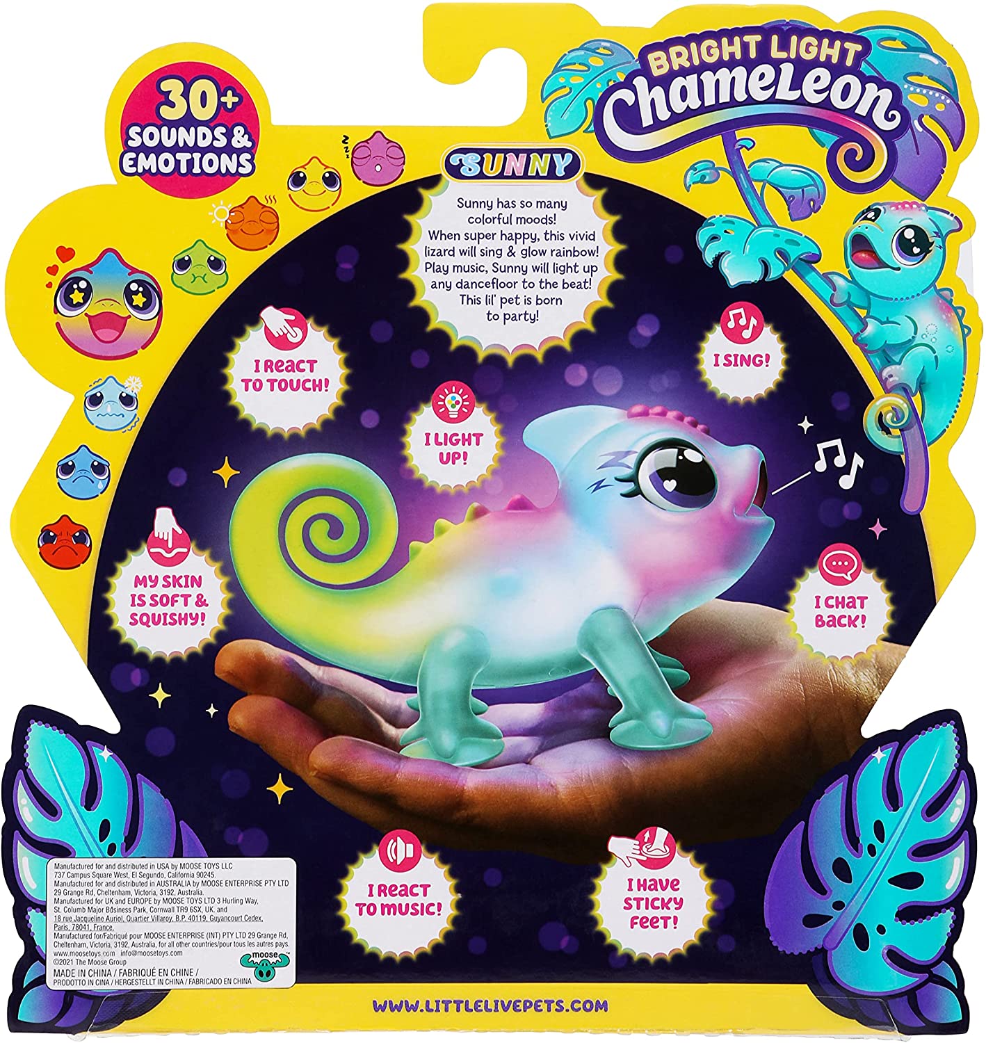 Little Live Pets - Sunny The Bright Light Chameleon Little Live Pets - Sunny The Bright Light Chameleon