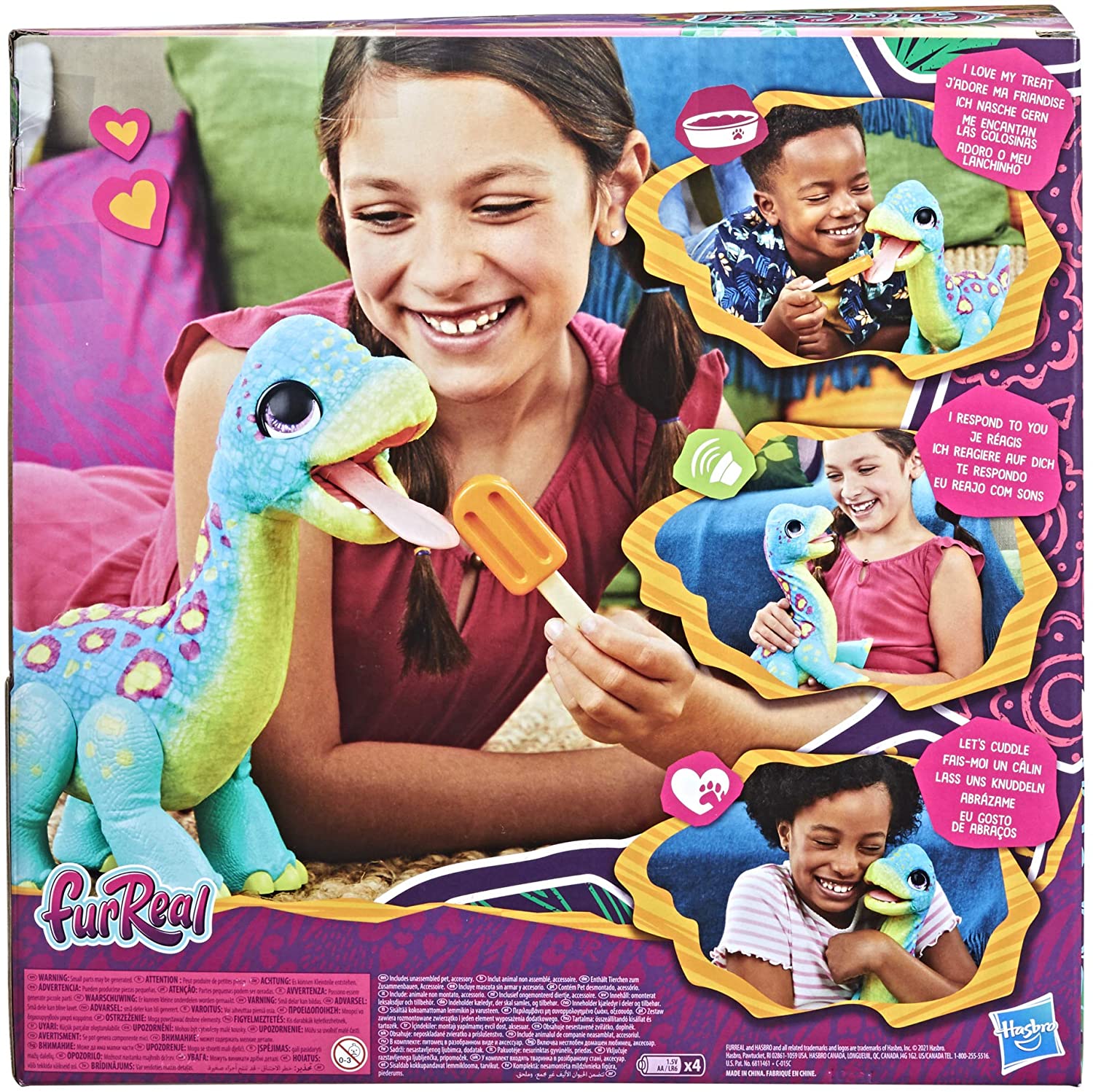FurReal Snackin’ Sam The Bronto Interactive Animatronic Plush Toy FurReal Snackin’ Sam The Bronto Interactive Animatronic Plush Toy