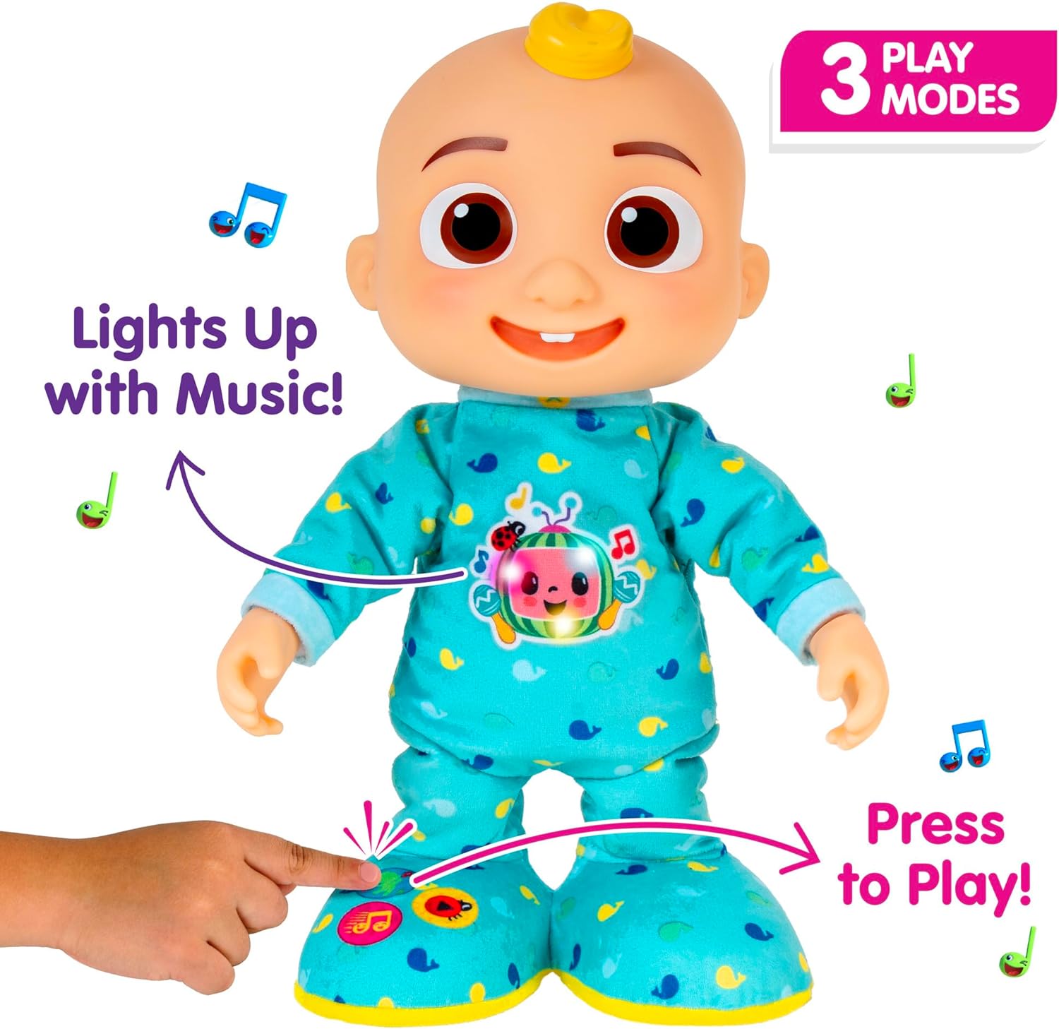 CoComelon Dancing JJ Feature Doll Learn to Dance 14” CoComelon Dancing JJ Feature Doll Learn to Dance 14”