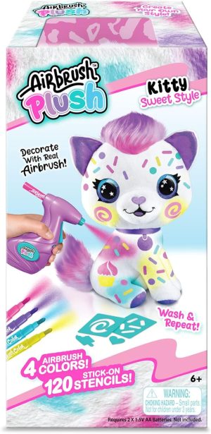 Canal Toys Personalize Airbrush Plush Large Kitty