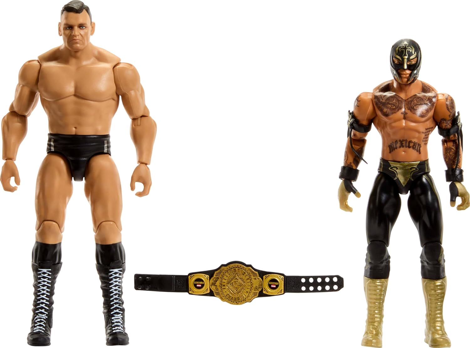 Mattel WWE Championship Showdown Rey Mysterio vs Gunther 1