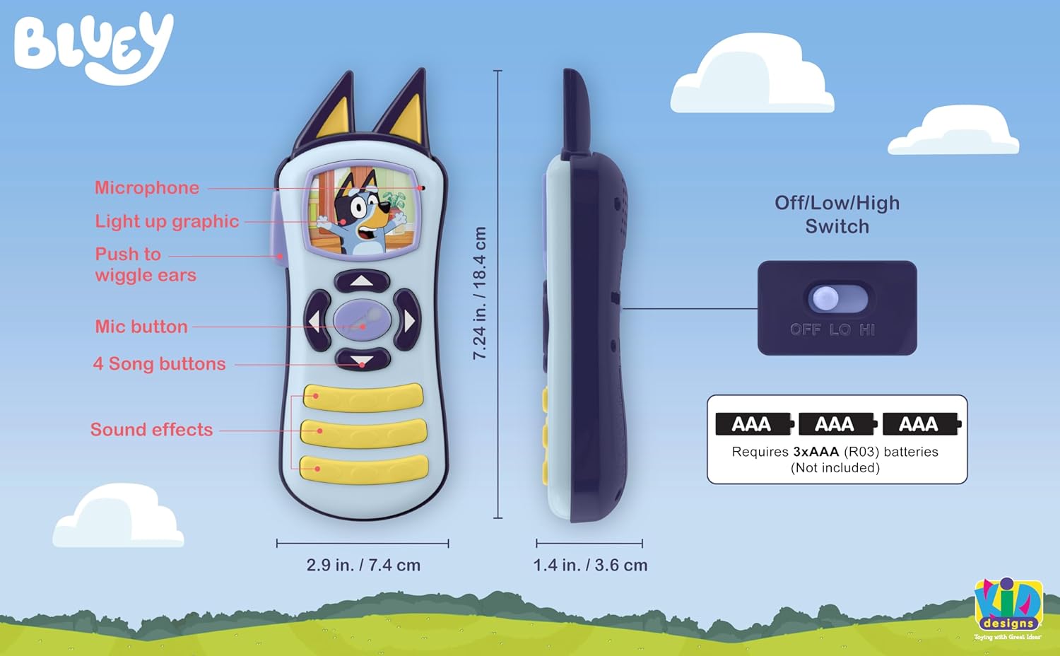Bluey Toy Remote Control Bluey Toy Remote Control