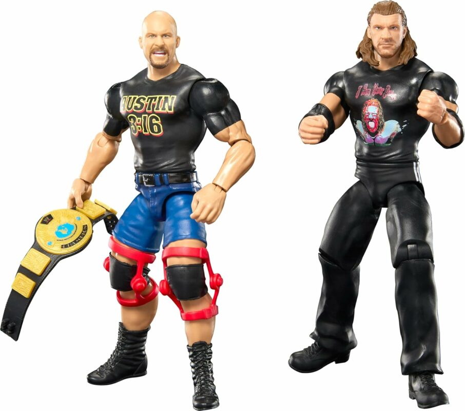 Mattel WWE Championship Stone Cold Steve Austin & Triple H