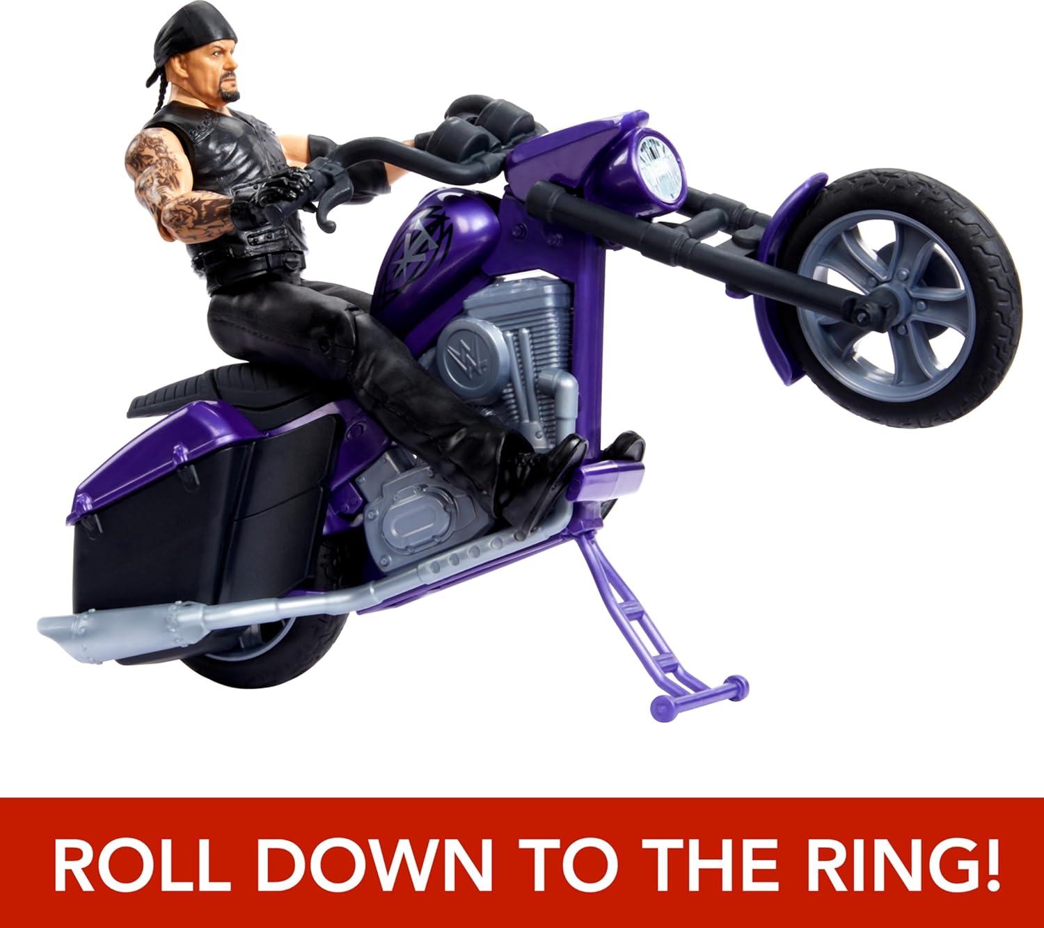 Mattel WWE Wrekkin' Undertaker with Slamcycle Motorcycle Mattel WWE Wrekkin' Undertaker with Slamcycle Motorcycle