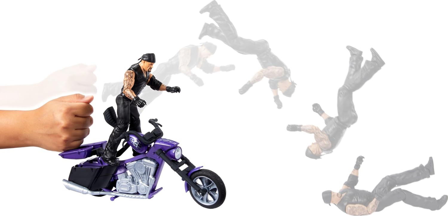 Mattel WWE Wrekkin' Undertaker with Slamcycle Motorcycle Mattel WWE Wrekkin' Undertaker with Slamcycle Motorcycle