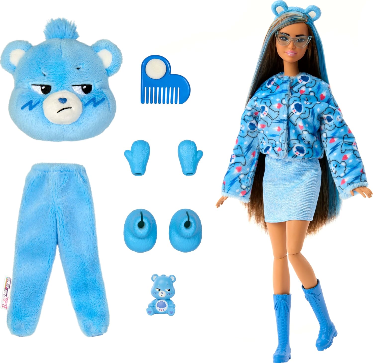 Barbie Cutie Reveal Care Bears Series Doll Grumpy Bear Barbie Cutie Reveal Care Bears Series Doll Grumpy Bear