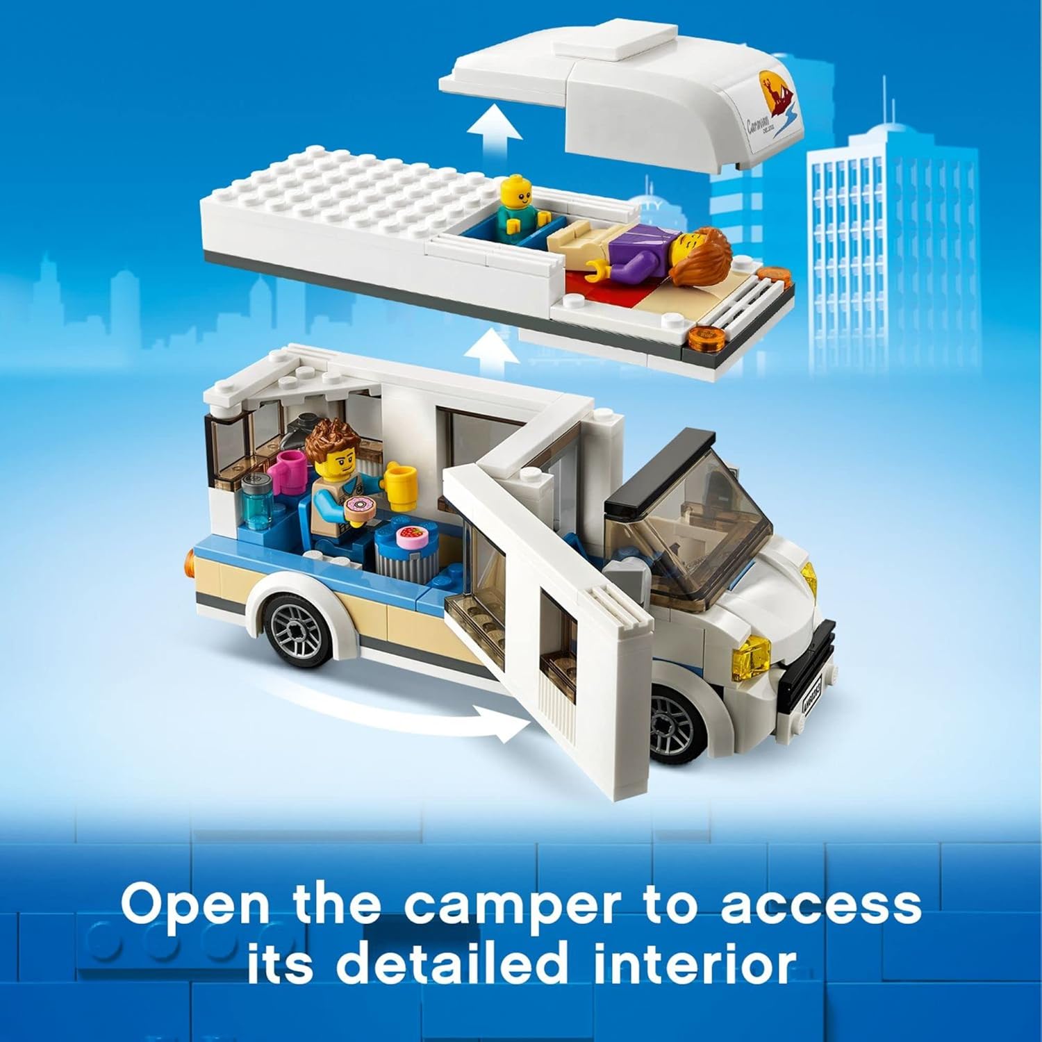 LEGO City Great Vehicles Holiday Camper Van 60283 LEGO City Great Vehicles Holiday Camper Van 60283