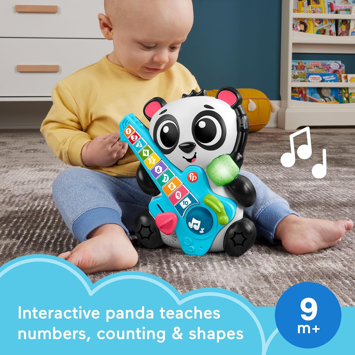 Fisher Price Link Squad Jam & Count Panda Baby Learning Toy Fisher Price Link Squad Jam & Count Panda Baby Learning Toy