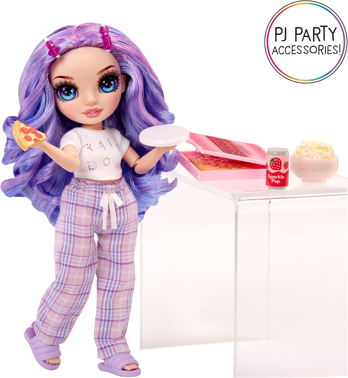 Rainbow High Jr High PJ Party Violet Purple Fashion Doll Rainbow High Jr High PJ Party Violet Purple Fashion Doll
