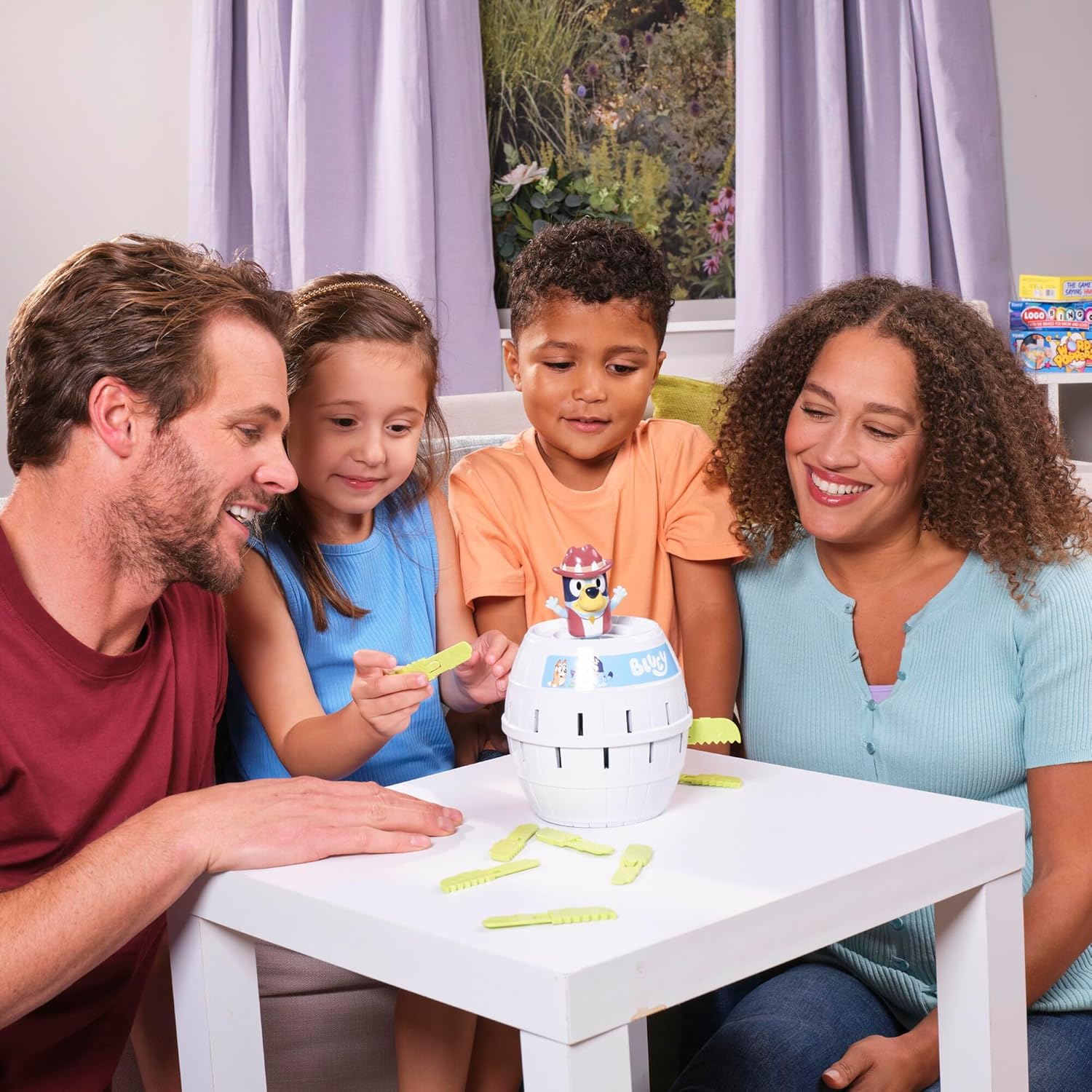 TOMY Games Pop Up Bluey Kids Game 2 TOMY Games Pop Up Bluey Kids Game