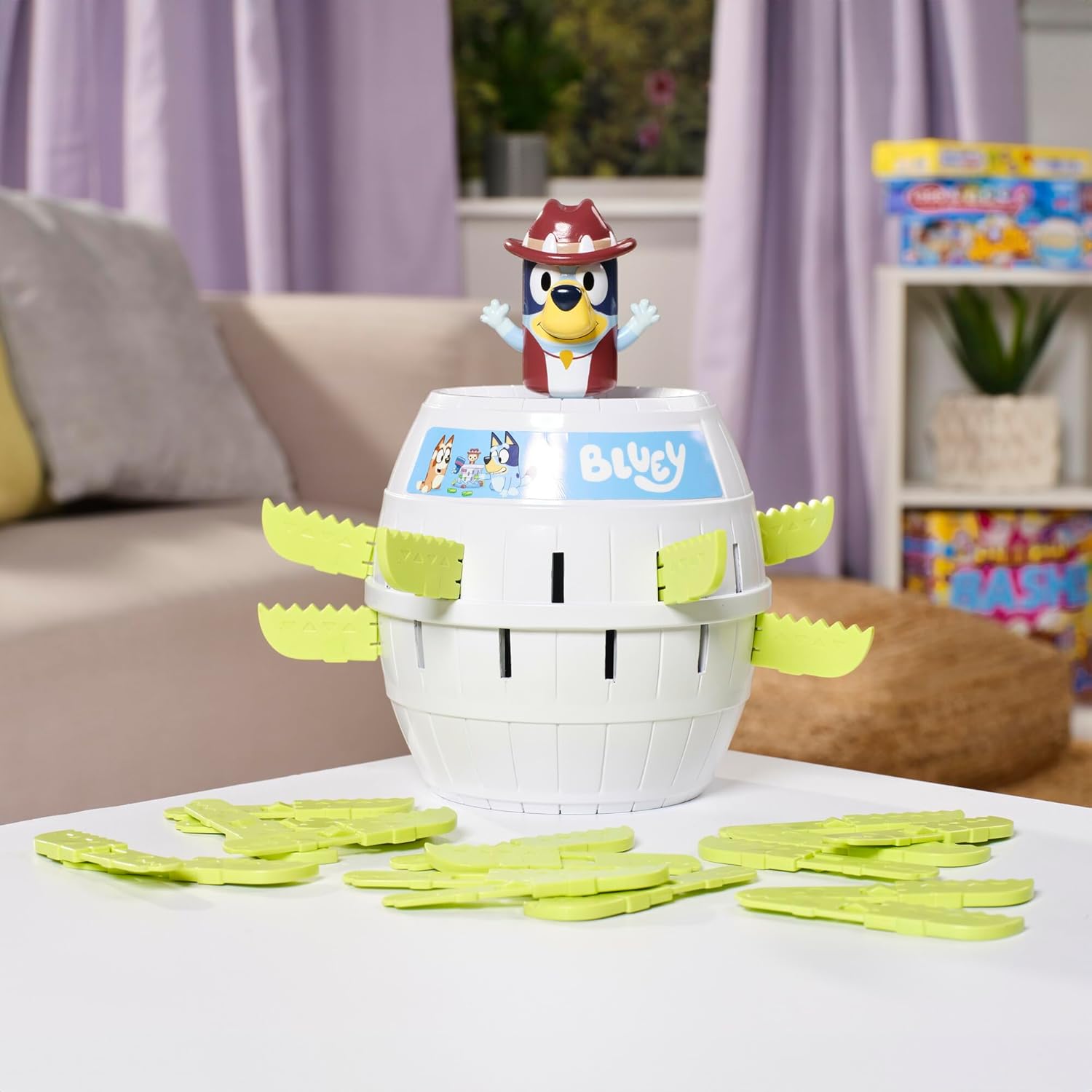 TOMY Games Pop Up Bluey Kids Game TOMY Games Pop Up Bluey Kids Game
