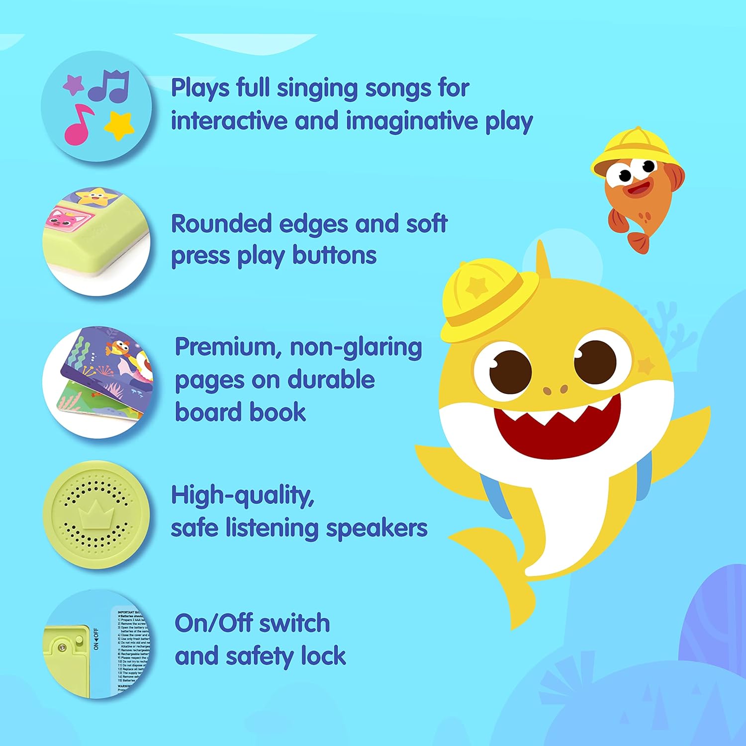 Baby Shark Nursery Rhymes 10 Button Sound Book Baby Shark Nursery Rhymes 10 Button Sound Book