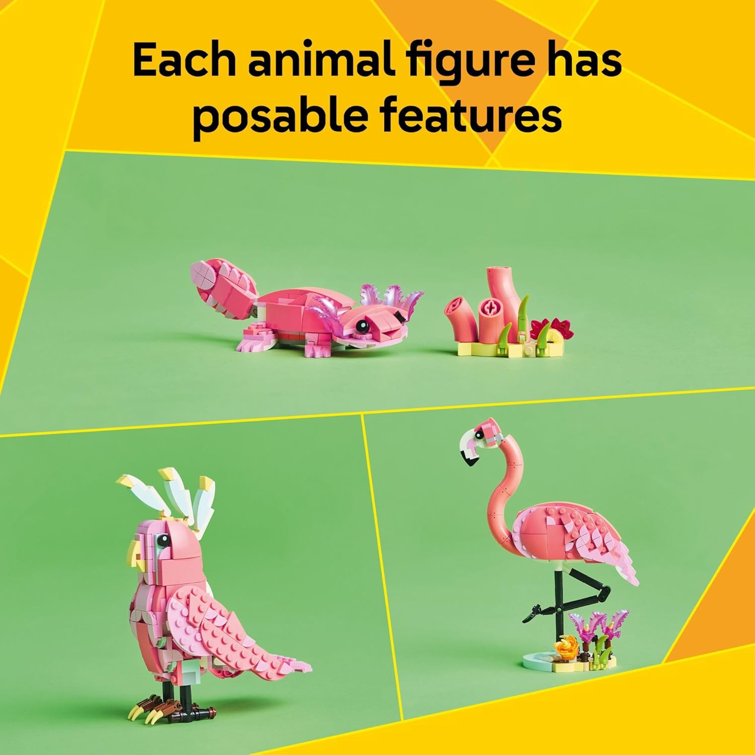 LEGO Creator 3 in 1 Wild Animals Pink Flamingo 31170 LEGO Creator 3 in 1 Wild Animals Pink Flamingo 31170