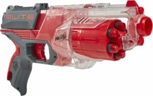 NERF Elite Disrupter Blaster 6 Dart Rotating Drum Slam Fire