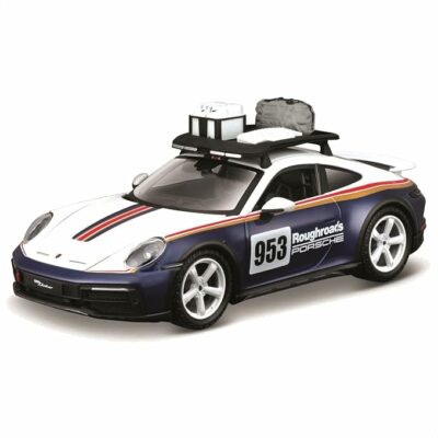 BBURAGO 1/24 Racing 2023 Porsche 911 Dakar
