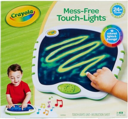 Crayola Toddler Touch Musical Sensory Light Up Drawing Pad