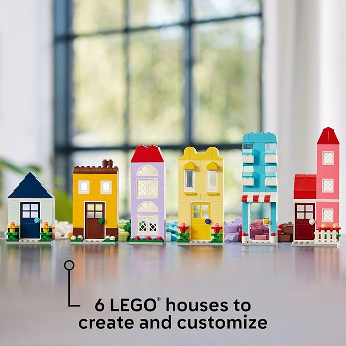 LEGO Classic Creative Houses Brick Building Set for Kids LEGO Classic Creative Houses Brick Building Set for Kids