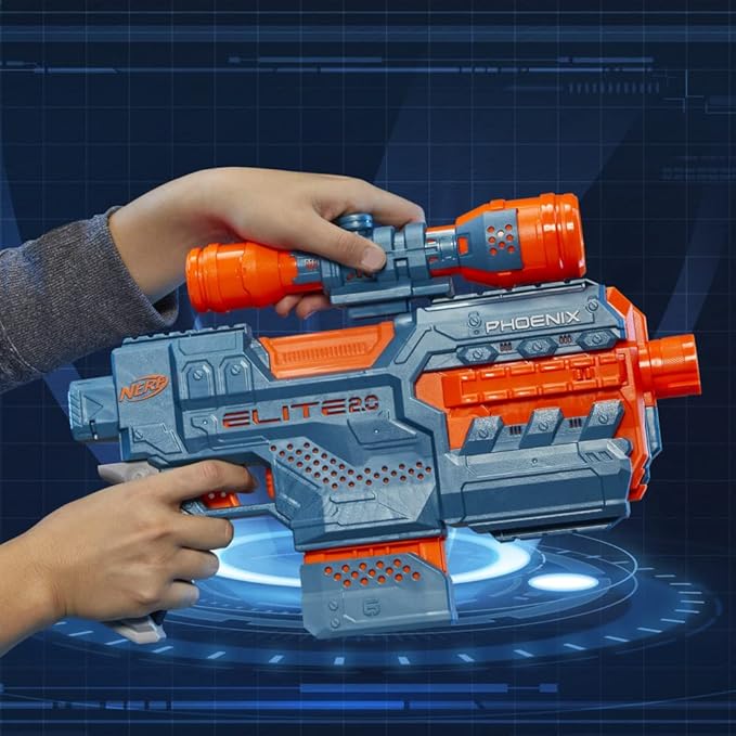 Nerf Elite 2.0 Phoenix CS-6 Motorized Blaster Nerf Elite 2.0 Phoenix CS-6 Motorized Blaster
