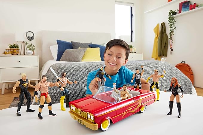 Mattel WWE Action Figure & Toy Vehicle Set Mattel WWE Action Figure & Toy Vehicle Set